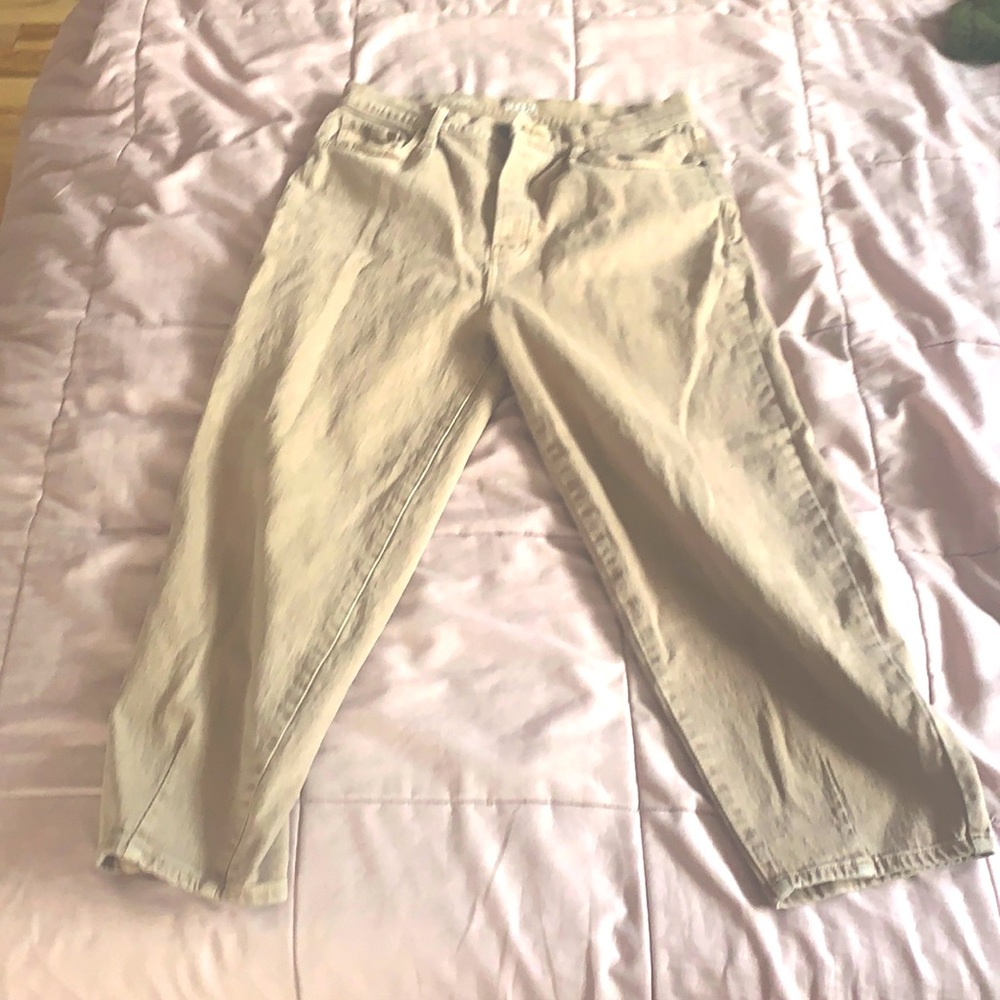 Tan Jean Pants